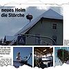 So berichtete der SÜDKURIER im Frühjahr über das neue Storchennest.