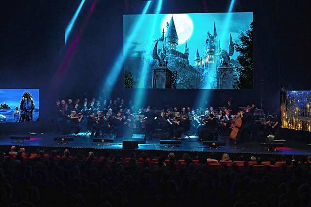 Auf dem Programm stehen die Soundtracks der Harry Potter-Filme sowie eine Lichtshow.