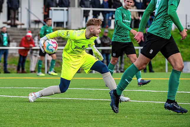 Zwei Tore: Der Torwart des FC Tiengen 08, Louis Francis Gnädinger -Archivbild -, musste zwei Gegentreffer hinnehmen.