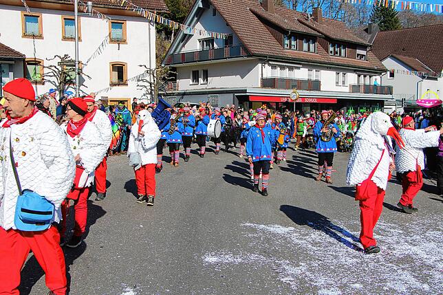 Bild 17: Umzug und Bühnenprogramm begeistern die Narren in Bonndorf
