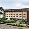 Das Klinikum Hochrhein in Waldshut ist wieder für Besucher geöffnet. Auf dem Foto aus der vergangenen Woche ist noch der gesperrte ...