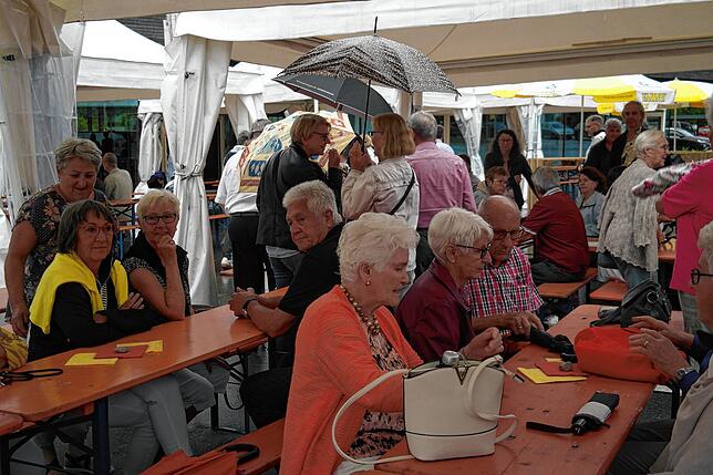 Bild 27: Bilder von der Feier zur Eingemeindung von Kluftern nach Friedrichshafen vor 50 Jahren