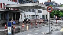 Der Grenzübergang Konstanz/Kreuzlingen am Mittwochnachmittag gegen 17 Uhr. Von Kontrollen keine Spur.