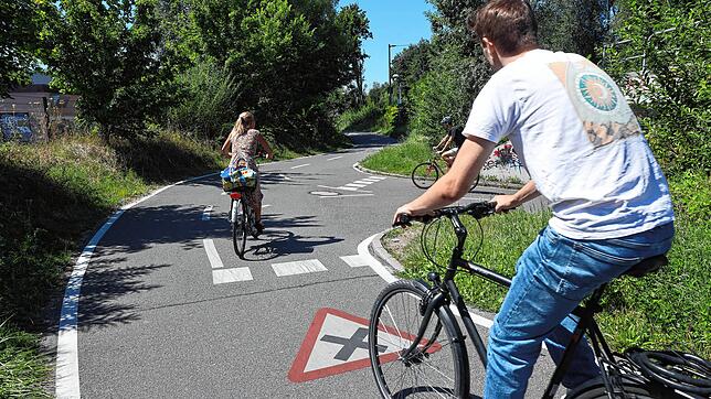 Engstelle auf dem Bodenseeradweg in Konstanz: Schwer vorstellbar, dass hier noch schnelle S-Pedelecs durchbrausen.