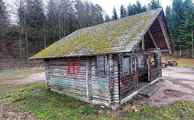 Die Eichbuckhütte in Wolterdingen (Archivbild).