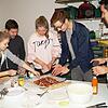 Im Treff des KjG (von links): Sarah Mayer, Achim Stengele, Aurelia Müller, Leonard Zerwes und Felix Koch.