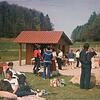 Mit einer ehemaligen Jagdhütte fing es 1979 an. Das &bdquo;Hüttle&ldquo; diente dem jungen Tennisclub fast zehn Jahre lang als Vereinsheim.