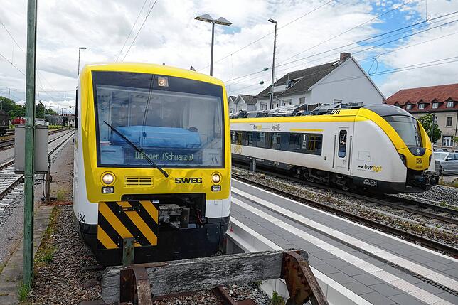 Wie bei der Breisgau-S-Bahn-Linie S10 werden auch in Zukunft die weiß-gelben Farben die Ringzüge zieren.
