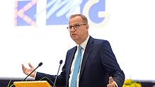 Industrie-Kenner: Jörg Stratmann, Chef der Friedrichshafener RRPS, kam 2022 vom Zulieferer Mahle an den Bodensee. Bild: Reiner