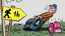 Bild : Die Karikatur der Woche: Wie weit weg ist noch zu nah dran?