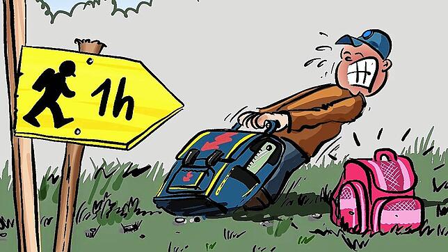 Bild : Die Karikatur der Woche: Wie weit weg ist noch zu nah dran?