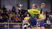 Erzielte erst zehn Tore gegen Erlangen und flog dann direkt zum litauischen Nationalteam: Greta Rinkeviciute.