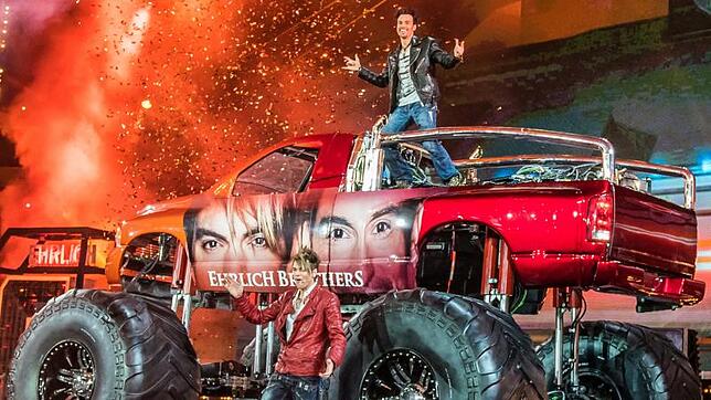Dick im Geschäft: Um ihre Zaubertricks werden die Ehrlich Brothers sogar von Magierlegende David Copperfield beneidet.Bild: Ralph Lahrmann