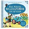 Mit Eva, der Krähe, macht sich der kleine Bulldogfahrer auf den Weg.