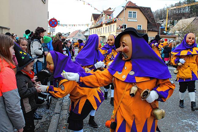 Bild 25: Bilder vom Narrentreffen in Winterspüren &ndash; Teil 1
