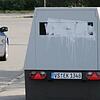 Geblitzt wird in Bräunlingen bis zum 19. Juli. Dann wird der Anhänger des Landratsamtes von Unbekannten mit Farbe beschmiert.