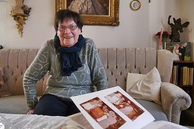 Die 92-jährige Sofie Heilig hat noch einen Fundus an Fotos und gedichteten Texten aus ihrer aktiven Zeit als Schnurrerin bei der ...