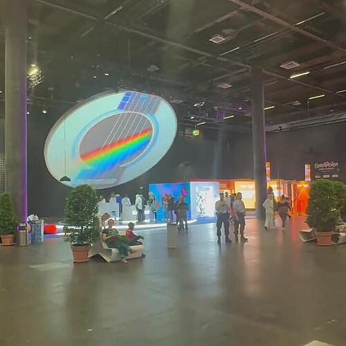 ESC Village an der Messe in Basel