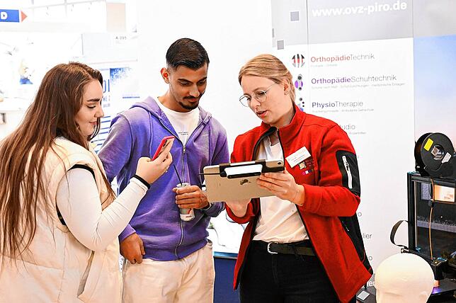 Auch für junge Leute gibt es auf der „Jobs for Future“ viele Angebote ind Informationsmöglichkeiten.
