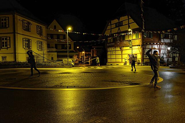 Bild 15: Frühmorgens startet der Schmotzige in Immenstaad und Kippenhausen