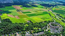 Blick auf die Felder östlich des Villinger Kopsbühls. Rund 35 Hektar sollen hier für eine „Erzeugerlandschaft Zentralbereich“, sprich ...
