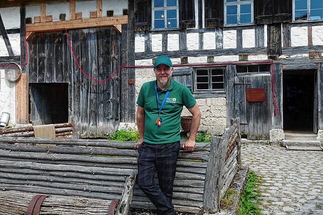 Jochen Schicht ist seit Beginn des Jahres Leiter des Freilichtmuseum Neuhausen ob Eck.