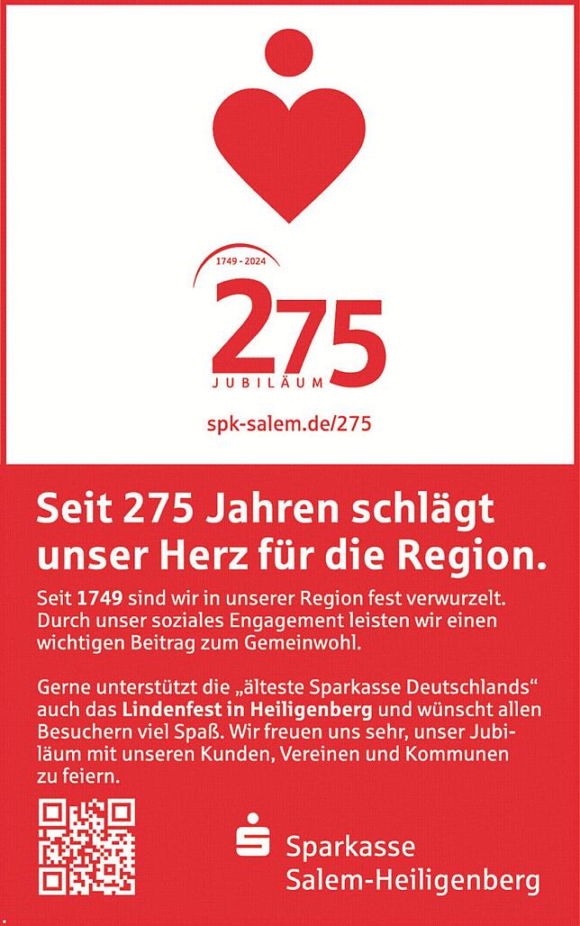 Bild 2: Lindenfest Heiligenberg: Zwei Tage auf dem Postplatz unter der alten Linde feiern