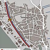 Auf diesem Streckenabschnitt der Bundesstraße 33 im Ortsbereich Mönchweiler will die Gemeinde Tempo 50 durchsetzen.