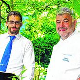 Klaus Neidhart vom Haus Gottfried in Moos mit seinem damaligen Küchenchef Florian Repnik. 2016 verließ Repnik das Haus Gottfried, es ...