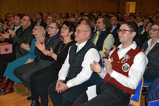 Der große Saal des Gwandhauses war bei der Vereidigung voll besetzt.