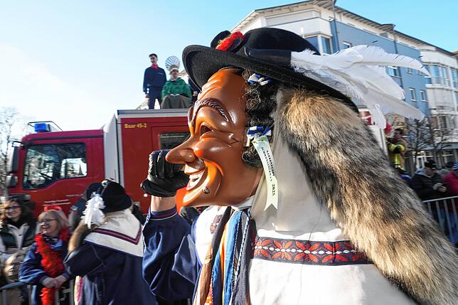 Bild 14: Fasnet in Villingen: Die besten Bilder vom spektakulären Umzug 2025!