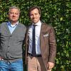Vater Raimund Wilhelmi und Sohn Leonard (von links) stehen im Garten der Klinik in Überlingen. 2019 übernahm der Sohn die Verantwortung ...