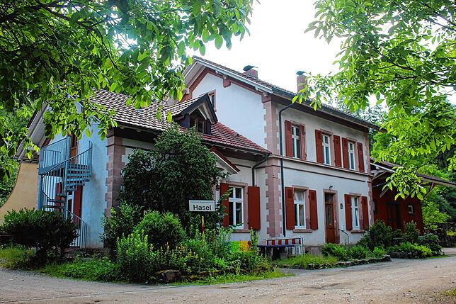 Begegnungsbahnhof.