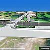 Die Visualisierungen der Deutschen Bahn zeigen, wie der neue Bahnhof in Wallbach am Bahnübergang Eisenbahnstraße aussehen soll.