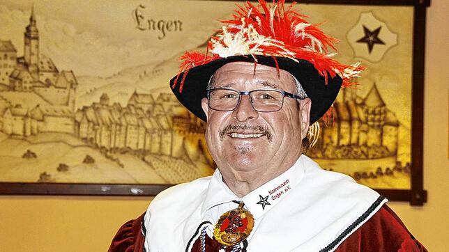 Sigmar Hägele ist Chef in der Engener Narrenzunft.