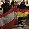 Stolz auf die gemeinsam erbrachte Leistung präsentierten sich nach dem Lauf (v.l.) Andreas Michalitz, David Fischinger, Stefanie Saul ...