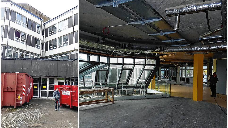 Das alte Krankenhaus wird zum Gesundheitscampus: Im Inneren des Gebäudes tut sich viel. Wie sieht es dort nun aus? Kommen Sie mit auf ...