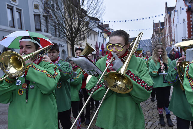 Bild 15: Bilder vom Einmarsch der Katzenmusik