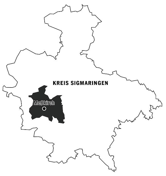 Bild 1: So lebt es sich in Meßkirch: Hier ist die Geschichte zuhause