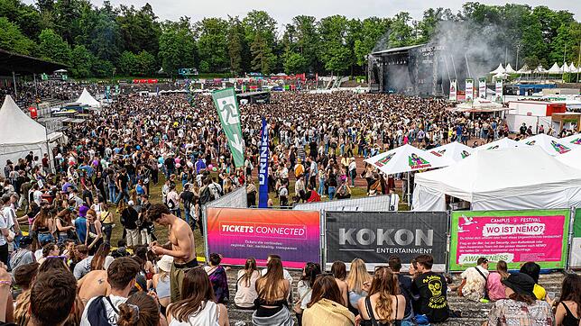Das Bodensee-Stadion beim Campus-Festival 2023. Danach wurde bekannt, dass die Stadt weitere Großveranstaltung in dem altehrwürdigen ...