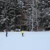 Beste Bedingungen finden Skilangläufer auf einer idyllisch gelegenen Loipe auf dem Hegaublick, oberhalb von Engen.