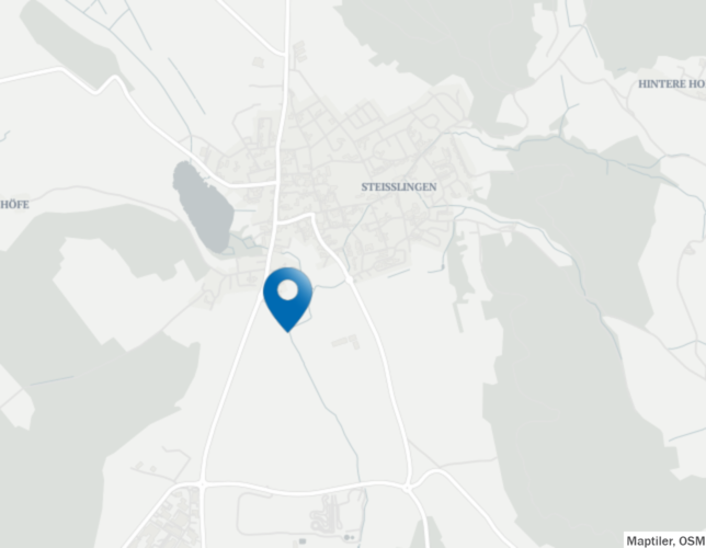 Etwa hier bei Steißlingen geschah die Notlandung.