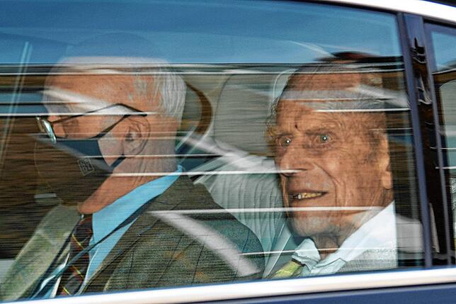 Eines der letzten Bilder des Gemahls von Queen Elisabeth, aufgenommen am 16. März.