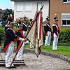 Bürgerwehr und Spielmannszug der Bürger- und Narrenzunft 1503 Tiengen werden auch dieses Jahr wie im Bild von 2020 im Anschluss an den ...