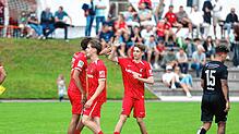 Bild : U19 des SC Freiburg gewinnt Test in Eggingen gegen den SV Schaffhausen mit 4:1 – wir haben Fotos!