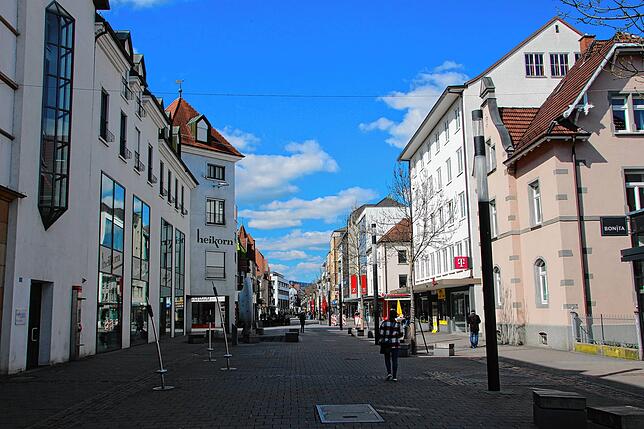 Eine leere Innenstadt will niemand: Nach dem Lockdown soll wieder Leben nach Singen kommen.