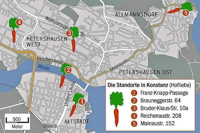 Bild 1: Einkaufen am Automaten: Standorte und Produkte