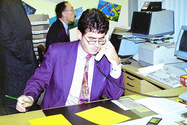 Bild 9: Gedächtnis der Region: Bilder von dem Abend 1993, an dem Rainer Stolz zum Bürgermeister wurde