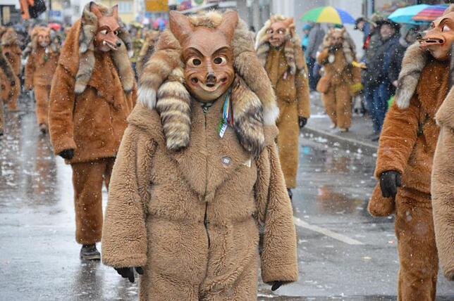 Bild 17: Bilder vom Narrensprung beim Ringtreffen des Alemannischen Narrenrings (Teil 3)