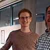 Lorenz Heublein (links), stellvertretender Leiter des Amts für Klimaschutz der Stadt Konstanz und Gordon Appel, Leiter ...